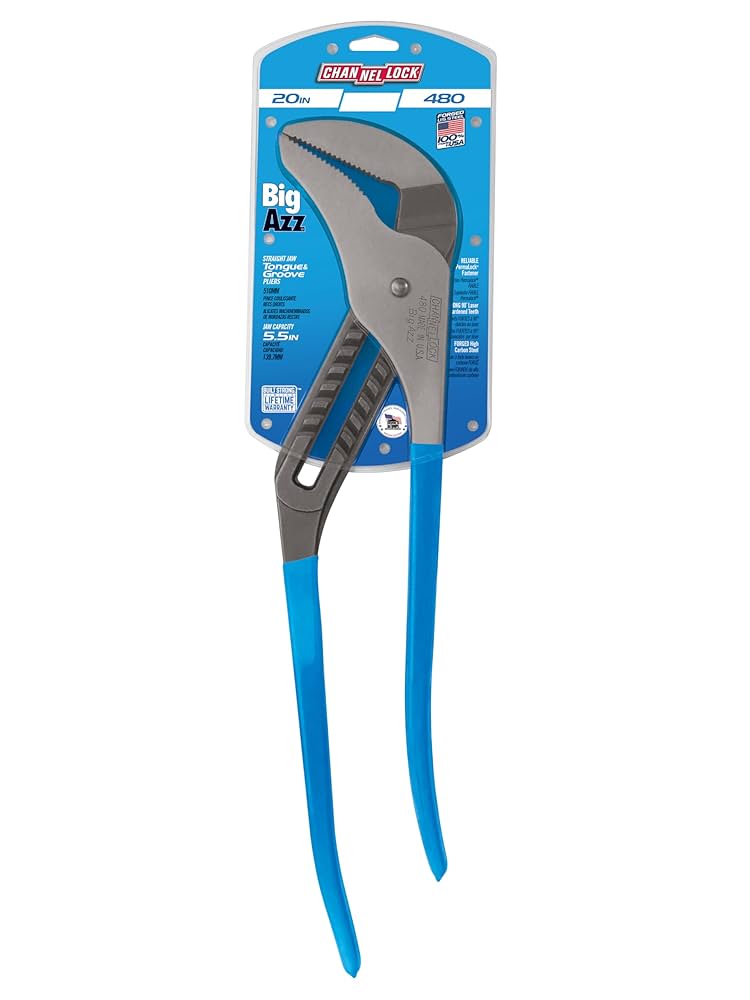 Channellock 480 BIGAZZ Tongue and Groove Pliers | 20.25-Inch